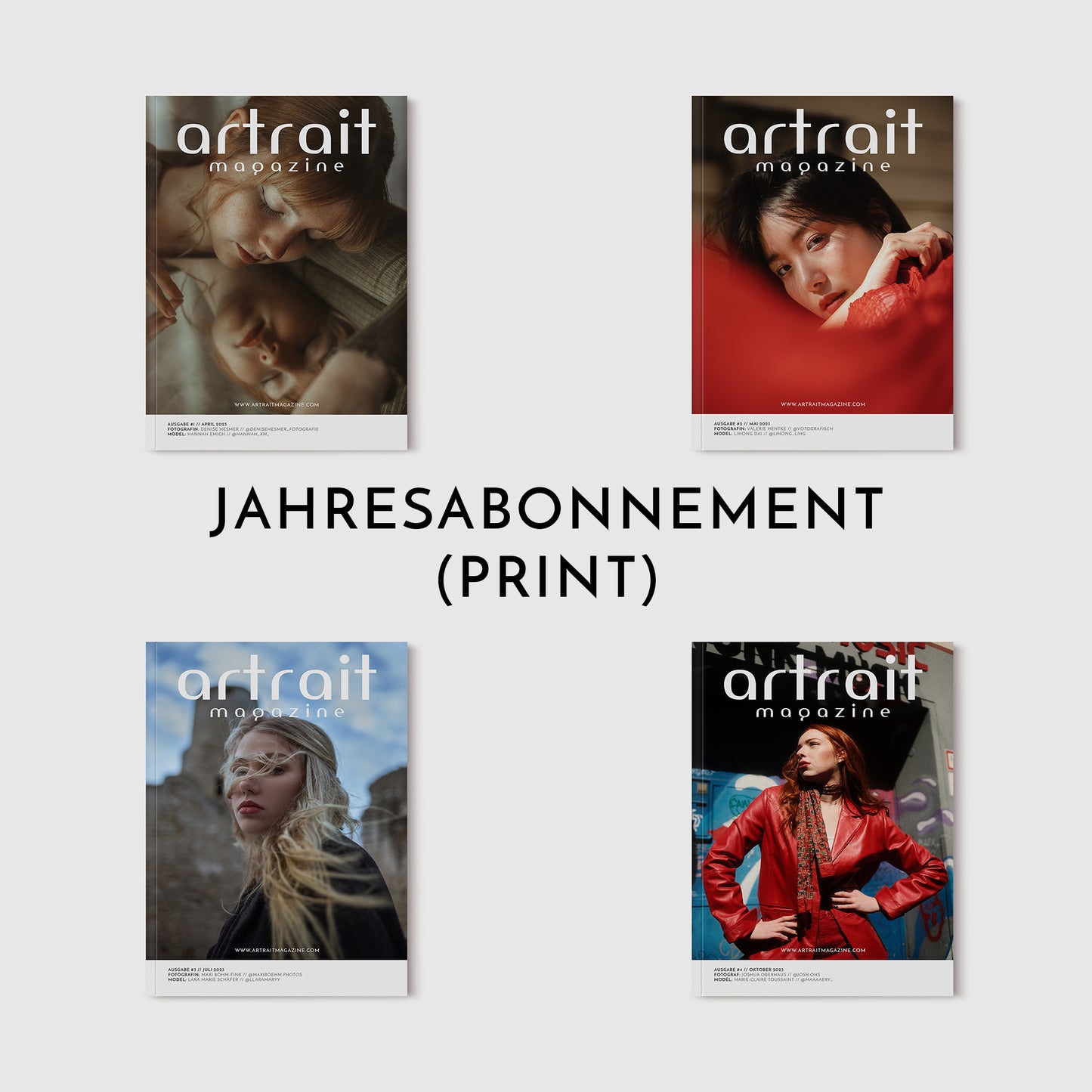 ARTRAIT Magazine Jahresabonnement (Print)